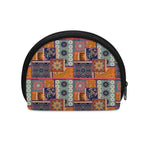Ethnic Floral Patchwork Pattern Print Coin Purse