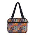 Ethnic Floral Patchwork Pattern Print Double Strap Bible Bag