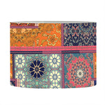 Ethnic Floral Patchwork Pattern Print Drum Lamp Shade