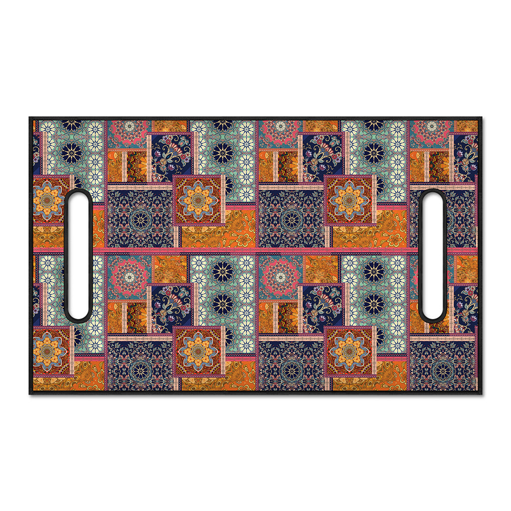 Ethnic Floral Patchwork Pattern Print Golf Cart Seat Cover