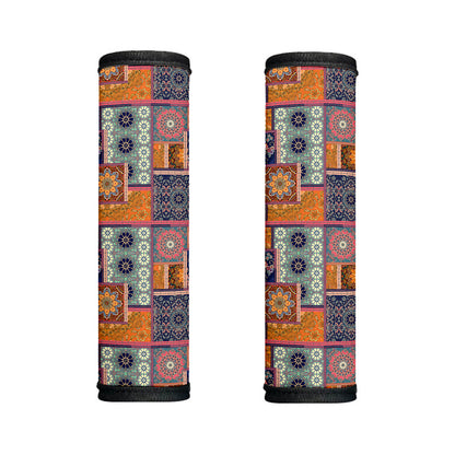 Ethnic Floral Patchwork Pattern Print Handle Covers