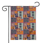 Ethnic Floral Patchwork Pattern Print House Flag