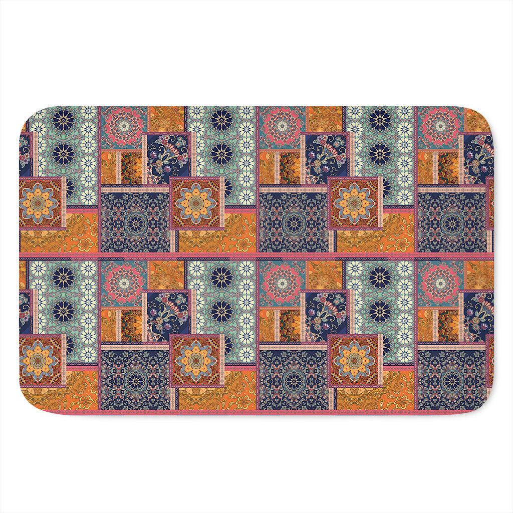 Ethnic Floral Patchwork Pattern Print Indoor Door Mat