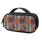 Ethnic Floral Patchwork Pattern Print Insulin Cooler Travel Case