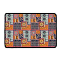 Ethnic Floral Patchwork Pattern Print Kitchen Mat