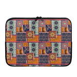 Ethnic Floral Patchwork Pattern Print Laptop Sleeve