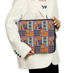 Ethnic Floral Patchwork Pattern Print Laptop Sleeve