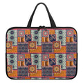 Ethnic Floral Patchwork Pattern Print Laptop Sleeve With Handle