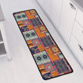 Ethnic Floral Patchwork Pattern Print Long Kitchen Mat