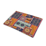 Ethnic Floral Patchwork Pattern Print Pet Cooling Mat Cover