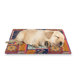 Ethnic Floral Patchwork Pattern Print Pet Cooling Mat Cover