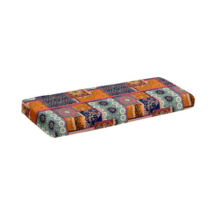 Ethnic Floral Patchwork Pattern Print Piano Keyboard Cover