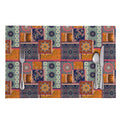 Ethnic Floral Patchwork Pattern Print Placemat
