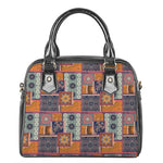 Ethnic Floral Patchwork Pattern Print Shoulder Handbag