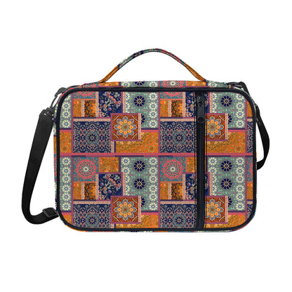 Ethnic Floral Patchwork Pattern Print Shoulder Strap Bible Bag