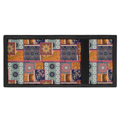 Ethnic Floral Patchwork Pattern Print Trifold Wallet