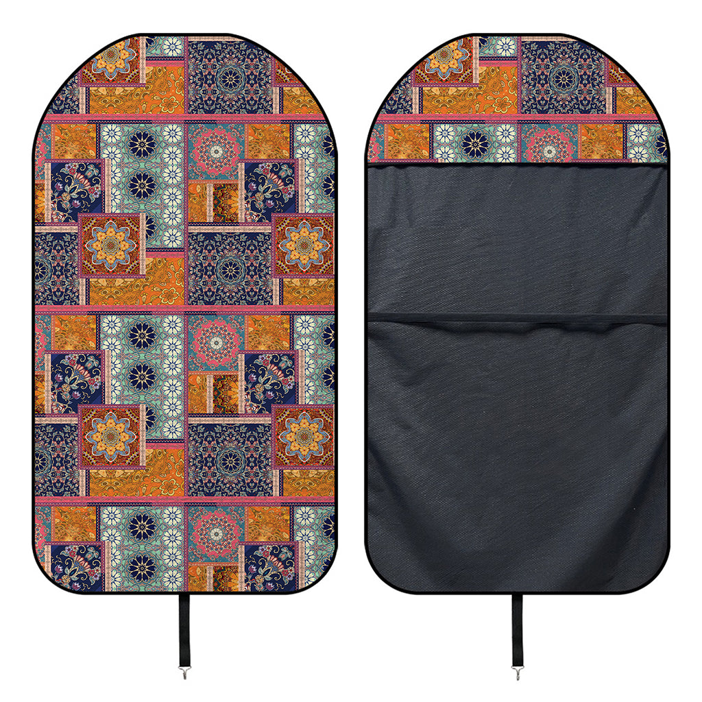 Ethnic Floral Patchwork Pattern Print Waterproof Car Seat Cover
