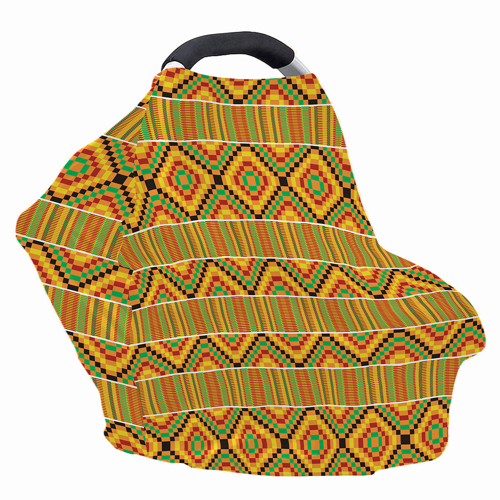 Ethnic Kente Pattern Print Baby Seat Cover