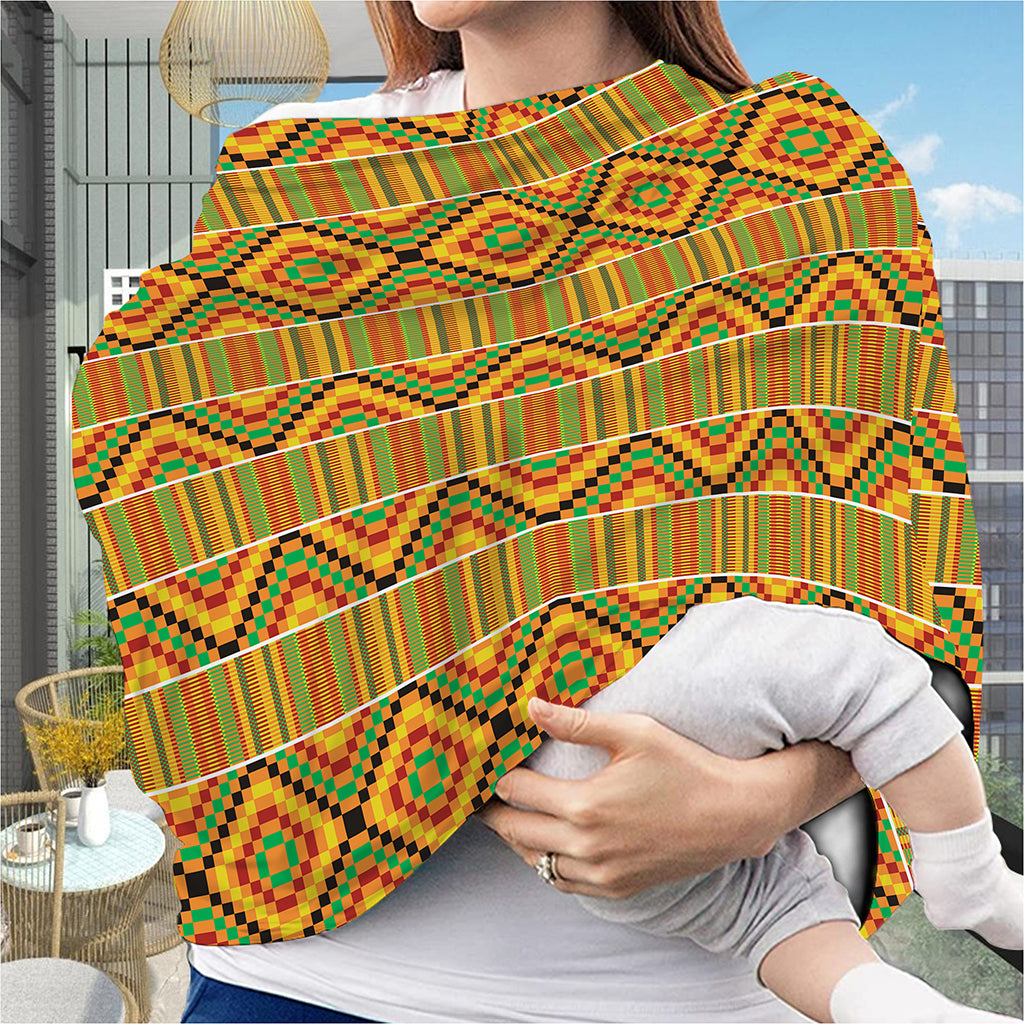Ethnic Kente Pattern Print Baby Seat Cover
