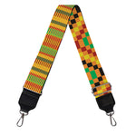 Ethnic Kente Pattern Print Bag Strap