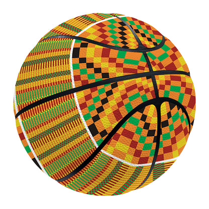 Ethnic Kente Pattern Print Basketball