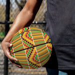 Ethnic Kente Pattern Print Basketball