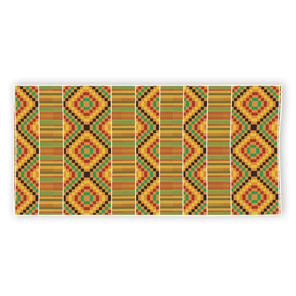 Ethnic Kente Pattern Print Beach Towel