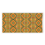Ethnic Kente Pattern Print Beach Towel