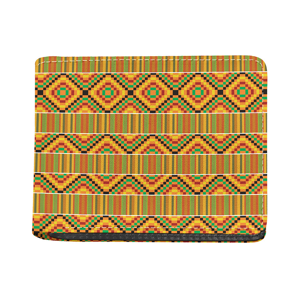 Ethnic Kente Pattern Print Bifold Wallet