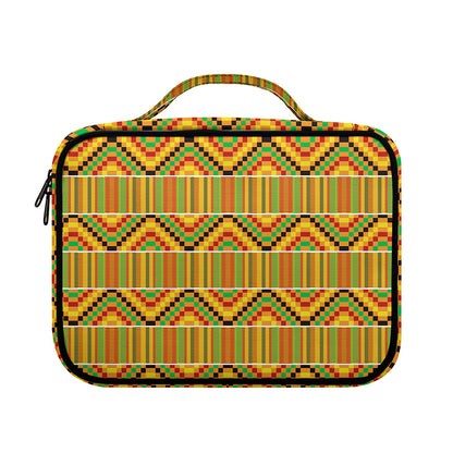 Ethnic Kente Pattern Print Briefcase Bible Bag