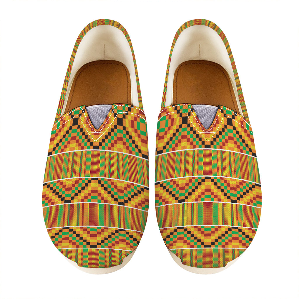 Ethnic Kente Pattern Print Casual Shoes