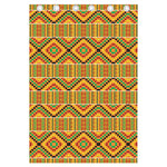 Ethnic Kente Pattern Print Curtain