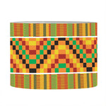 Ethnic Kente Pattern Print Drum Lamp Shade