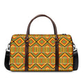 Ethnic Kente Pattern Print Duffel Bag