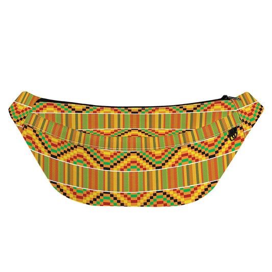 Ethnic Kente Pattern Print Fanny Pack