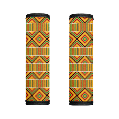 Ethnic Kente Pattern Print Handle Covers