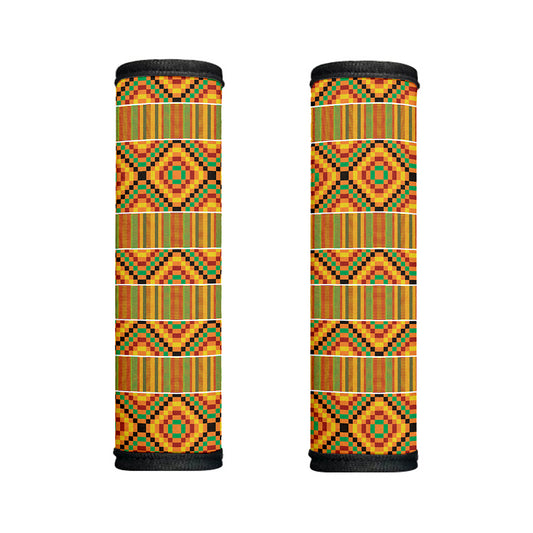 Ethnic Kente Pattern Print Handle Covers