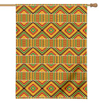 Ethnic Kente Pattern Print House Flag