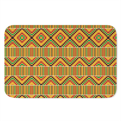 Ethnic Kente Pattern Print Indoor Door Mat