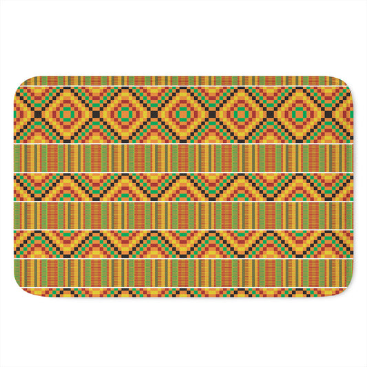 Ethnic Kente Pattern Print Indoor Door Mat