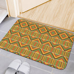 Ethnic Kente Pattern Print Indoor Door Mat
