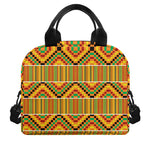 Ethnic Kente Pattern Print Insulated Lunch Bag