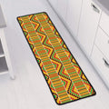 Ethnic Kente Pattern Print Long Kitchen Mat