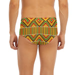 Ethnic Kente Pattern Print Men's Briefs