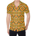 Ethnic Kente Pattern Print Men's Shirt
