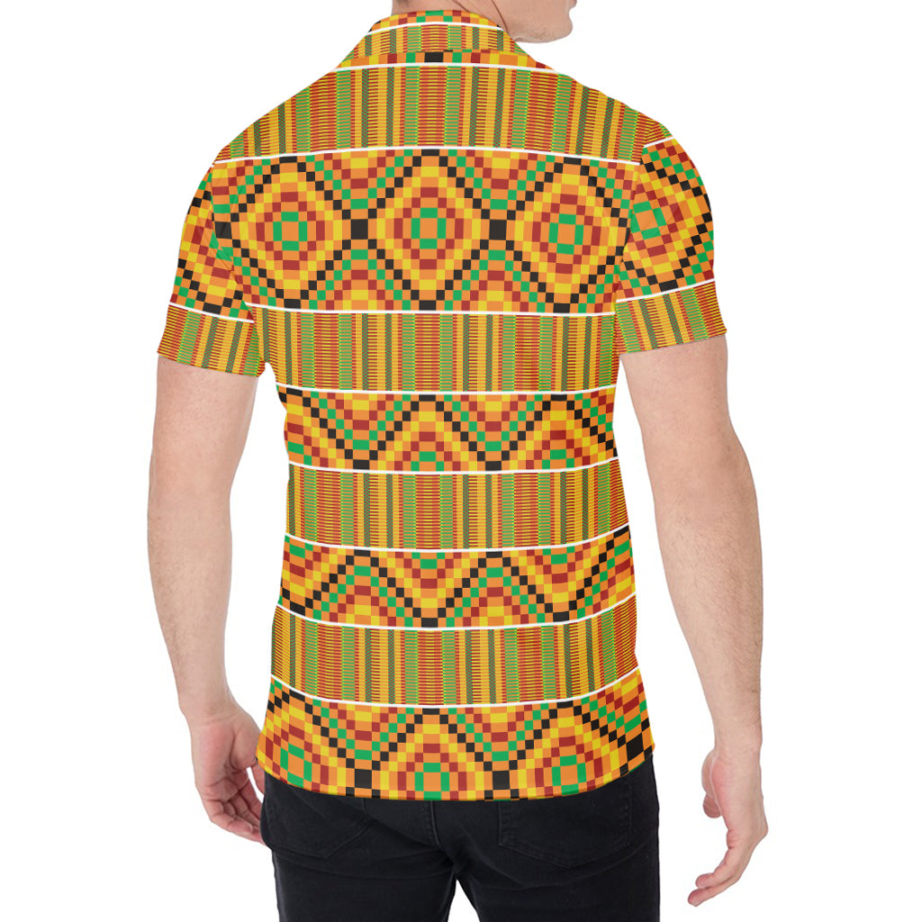 Ethnic Kente Pattern Print Men's Shirt