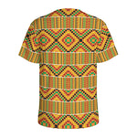 Ethnic Kente Pattern Print Men's Sports T-Shirt