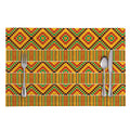 Ethnic Kente Pattern Print Placemat