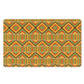 Ethnic Kente Pattern Print Polyester Doormat
