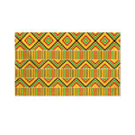Ethnic Kente Pattern Print Polyester Flag